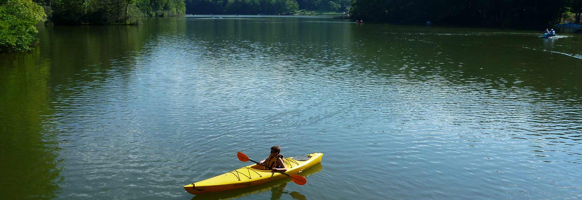 Kayaking on Hoover Reservoir